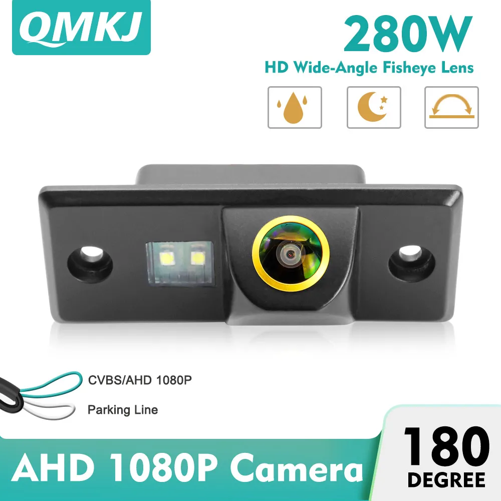 

Камера заднего вида AHD 4K CCD CVBS 1920x1080P для автомобилей VW Multivan, Touran, Transporter с кронштейном и подсветкой номерного знака