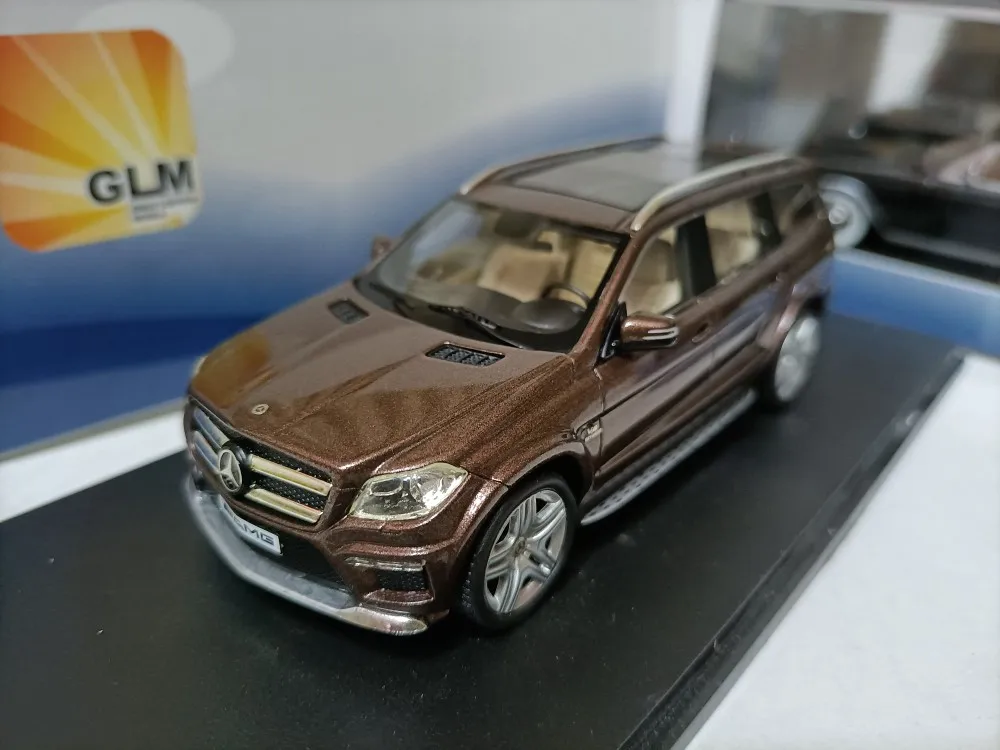 

GLM 1/43 BENZ GL63 X166 2012 brown modified off-road vehicle model