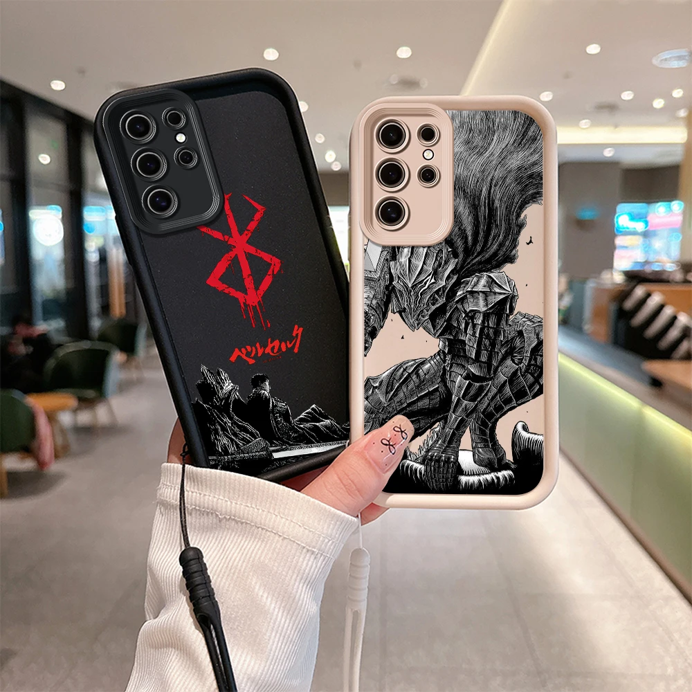 Задняя крышка Berserk с ремешком на руку для OPPO Reno 2 3 4 5 6 7 7Z 8 8T 10 11 Pro Plus 4G