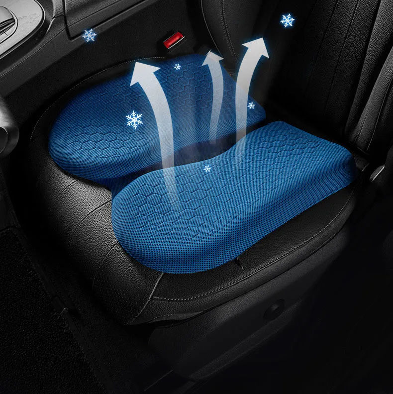 

Car Gel Cushion Seat Anti slip Refreshing Breathable Comfortable Cushion Buttock Pad Vehicle Supplies Accessories Interior Cars
