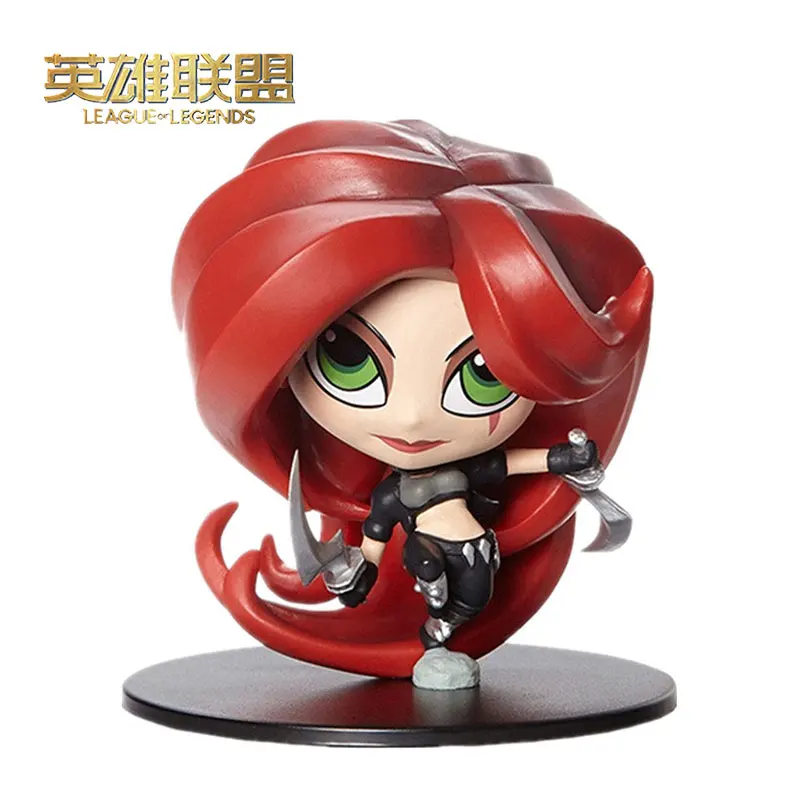 

League of Legends Katarina Figure Games Peripheral Model Cute Ornaments Toys Gifts Collectibles Doll Toys Anime Action Figures