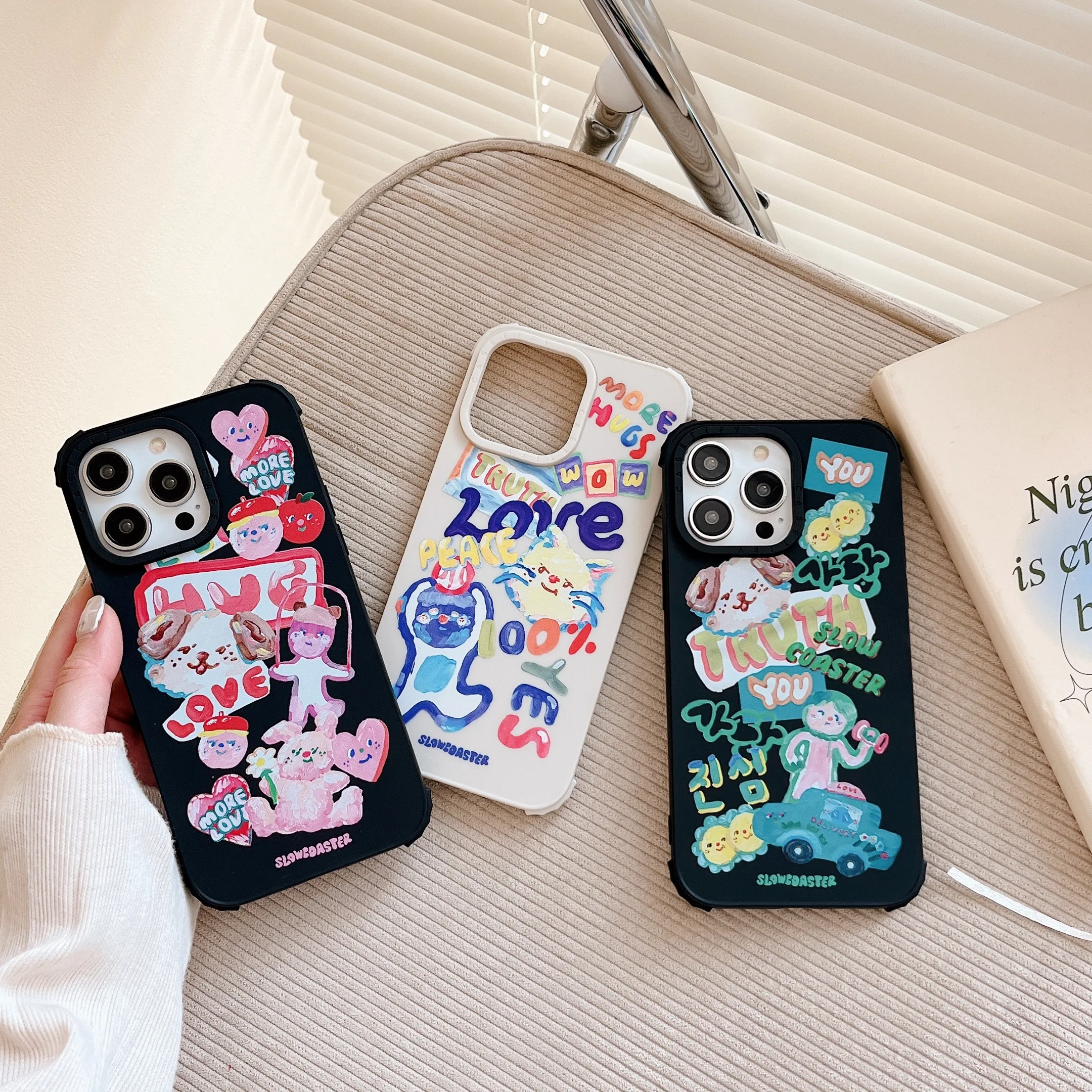 

CASETIFY Doodle cute cats and dogs Phone Cases For iPhone 14 13 12 11 Pro Max Back Cover