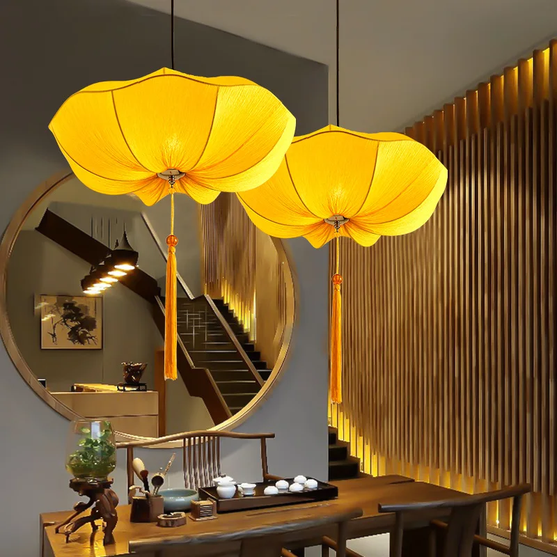 Китайский фонарь кухонный остров подвесные светильники креативные E27 декор для