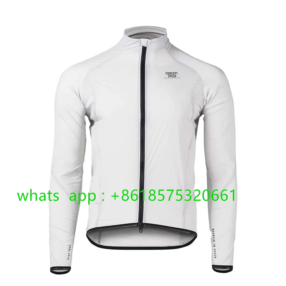 

New Concept Speed Unisex Cycling Jacket Waterproof Windbreaker Lightweight Ultralight Long Sleeve Raincoat Summer MTB Bike Vest