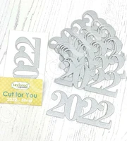 2022 arrival new 2022 figures dies used for scrapbook diary decoration embossing template diy greeting card handmade