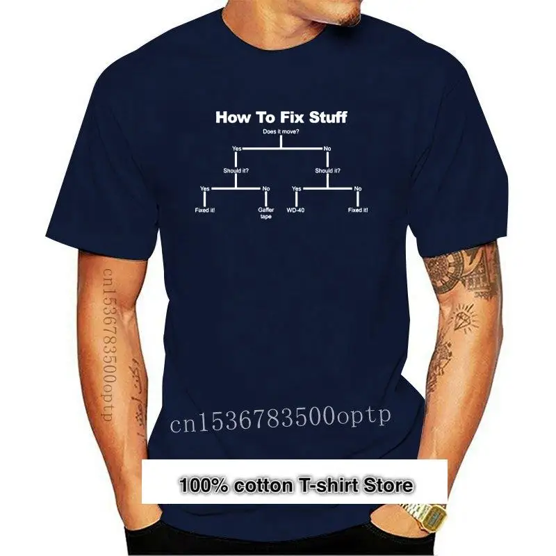 

Camiseta "cómo arreglar cosas", camiseta de él, ingeniero constructor Diy, regalo de cumpleaños divertido, camiseta divertida