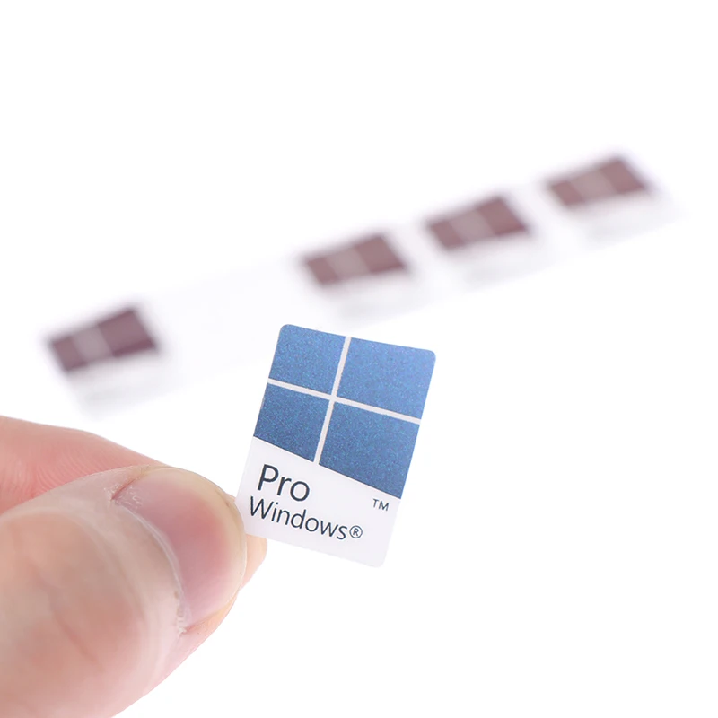 

5pcs Blue Notebook Desktop Computer Windows10 Sticker WIN10 PRO Label