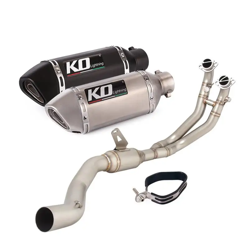 Мотоциклетная полная выхлопная система передняя звеньевая труба скользящий