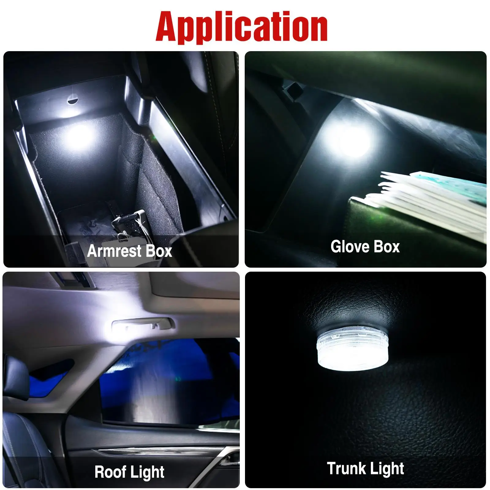 Миниатюрная лампа для чтения на крыше 1 шт. сенсорный светильник салона