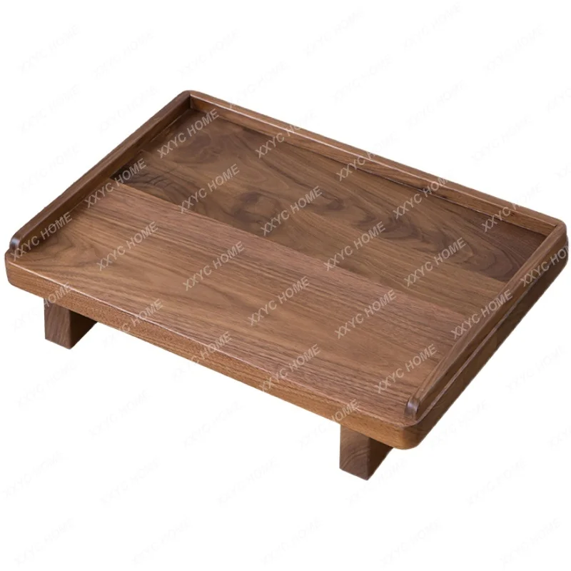 Низкий стул Tatami из черного ореха и массива дерева