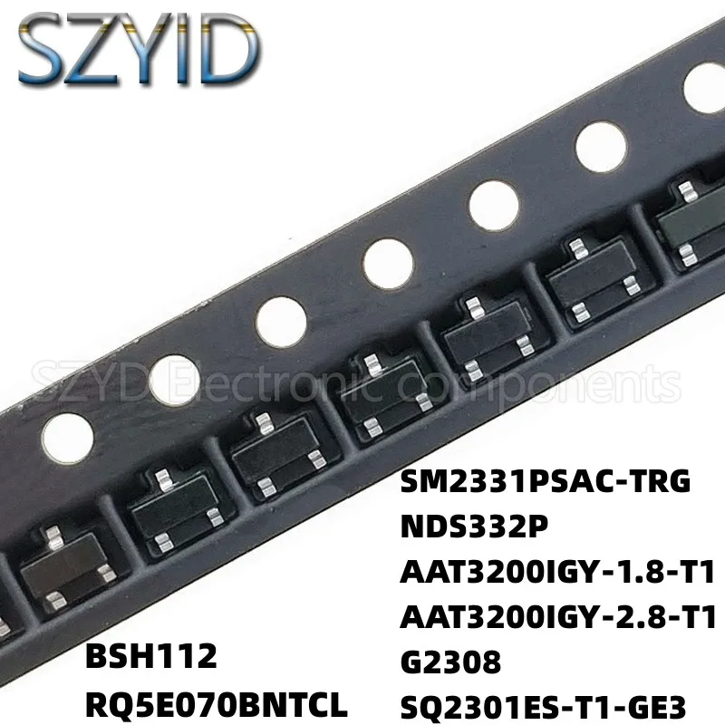 

100 шт. SOT23 BSH112 RQ5E070BNTCL SM2331PSAC-TRG NDS332P AAT3200IGY-1.8-T1 G2308 AAT3200IGY-2.8-T1