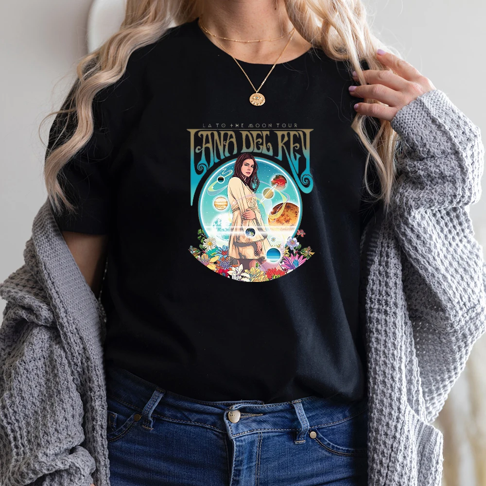 

Модная футболка с принтом, новинка 2023, модный креативный женский черный топ с круглым вырезом и коротким рукавом, стильная одежда Y2K, футболк...