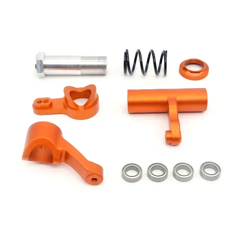 Фото 8594 Aluminum Alloy Upgrade Steering Group for ZD Racing MT8/ 9021/ 9020/9116/ EX-07/DBX-07 Rc Cars Parts №1