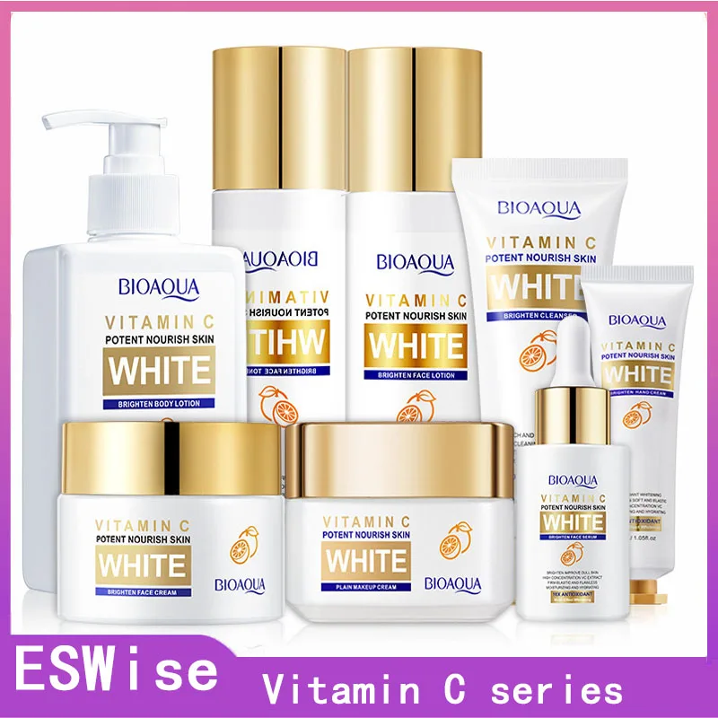 

Whitening and brightening essence toner moisturizing lotion facial mask face cream cleanser vitamin C series