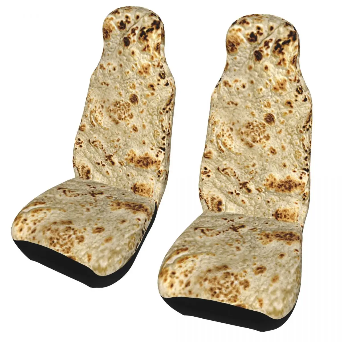 

Burrito Pizza Food Naan Universal Car Seat Cover Protector Interior Accessories Women Seat Covers Polyester Hunting
