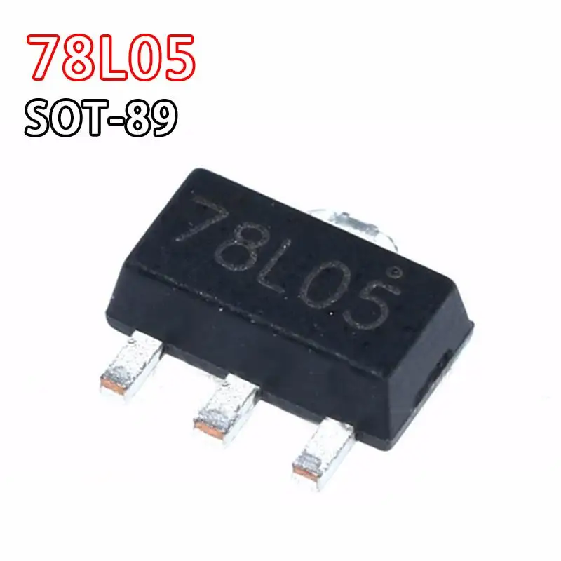 Триод 78L05 SOT89 SOT SMD SOT-89, 20 шт., 78L06 78L08 78L09 78L10 78L12 78L15 79L05