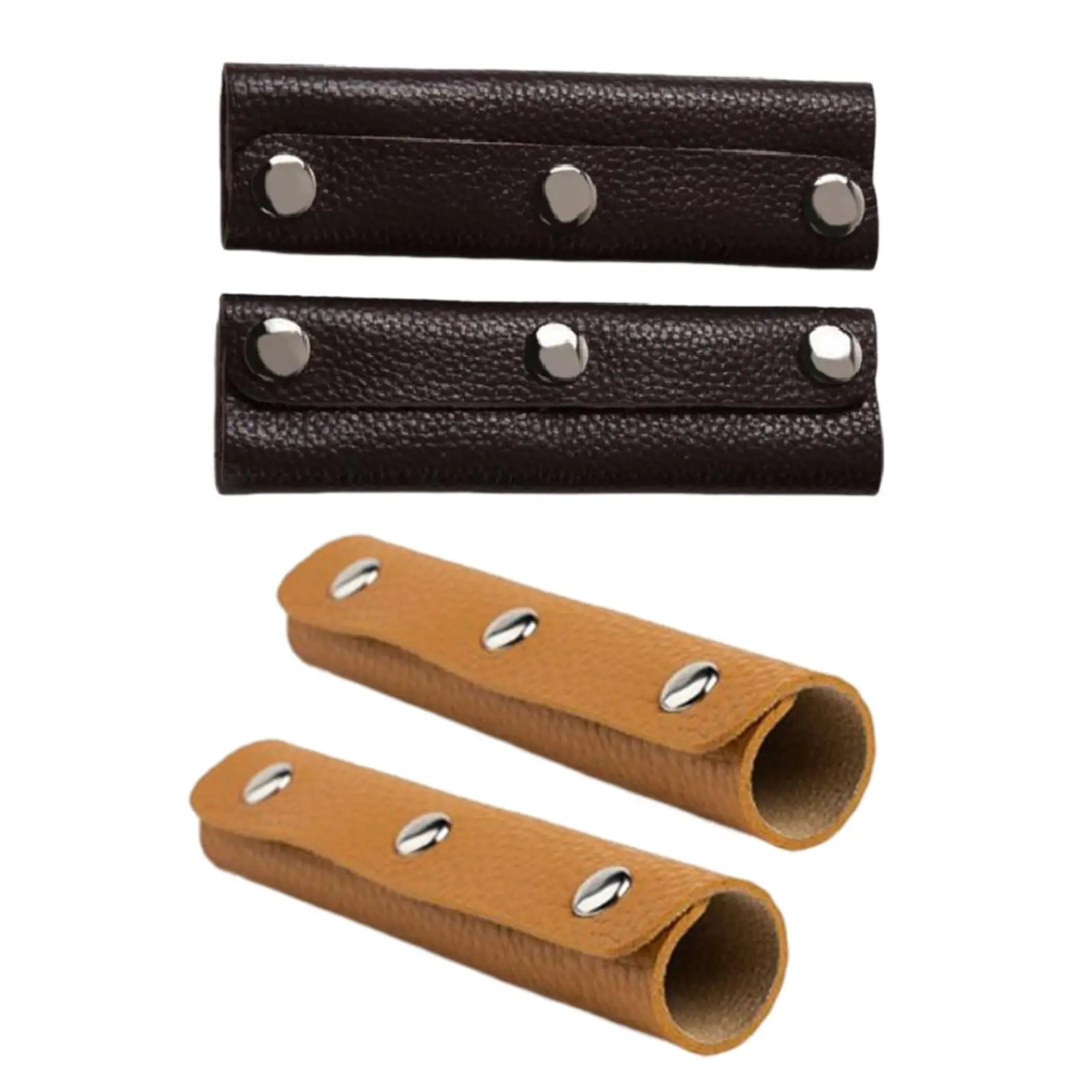 

2Pcs Leather Handbag Handle Wrap Cover Purse Strap Cover Bag Handle Cover Luggage Bag Handle Grip Suitcase Tote Bag