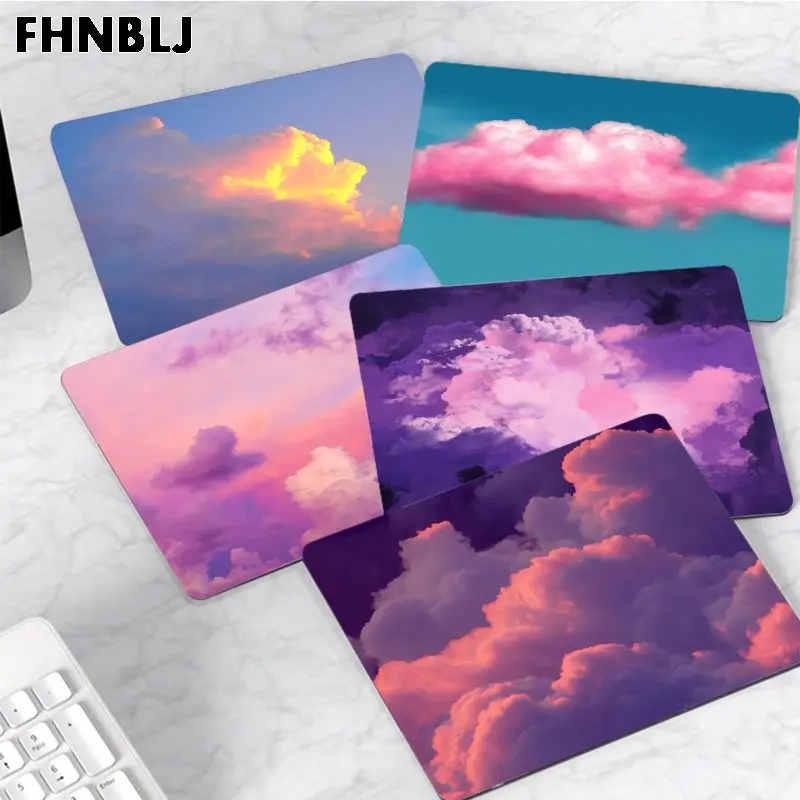 

Pink Cloud Sky Custom Skin Office Student Gaming Thickened Large Writing Pad Non-slip Cushion Mouse Pad Office Desk Accessories
