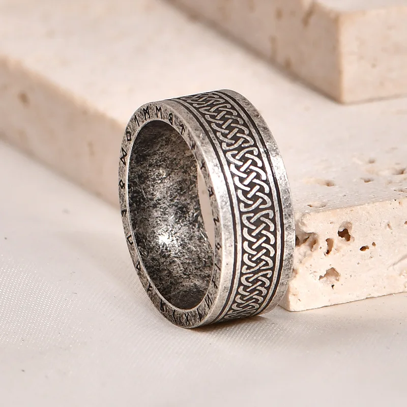 Amazon's Новое мужское кольцо из нержавеющей стали с кельтским узлом викингов