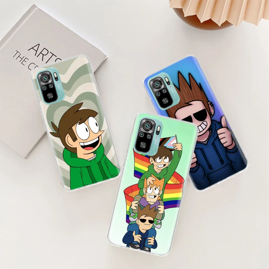 Чехол для телефона с аниме Eddsworld Xiaomi Redmi Note 11 Pro 5G 10S 11S 4G 11T 11E 10 9T 9 9S 8 8T 7 6 5 5A мягкий