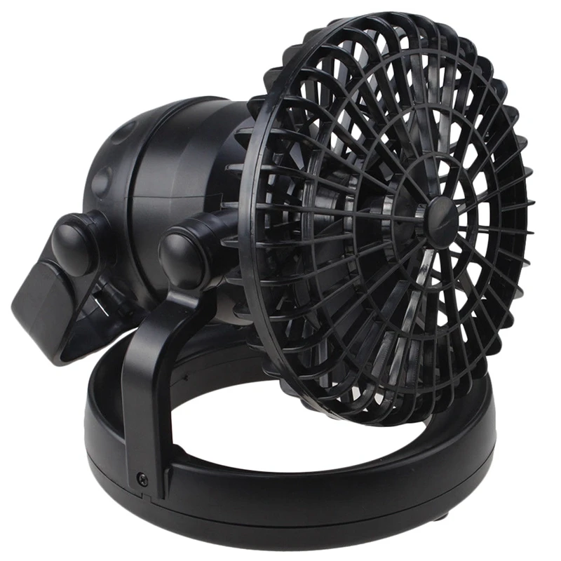 

Tent Fan Light Led Camping Hiking Portable 2In1 Ceiling Lamp With Fan