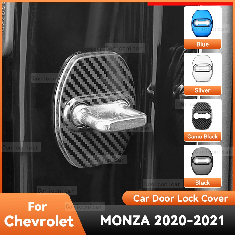 

Аксессуары для CHEVROLET Monza 2020 2021, Автомобильный Дверной замок, защитная крышка, эмблемы, искусственная защита для украшения из нержавеющей стали