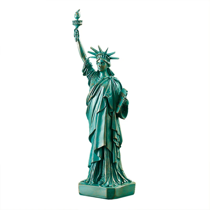 Resin Statue Of Liberty Nordic Abstract Ornaments For Figurines Interior Sculpture Room Home Decor