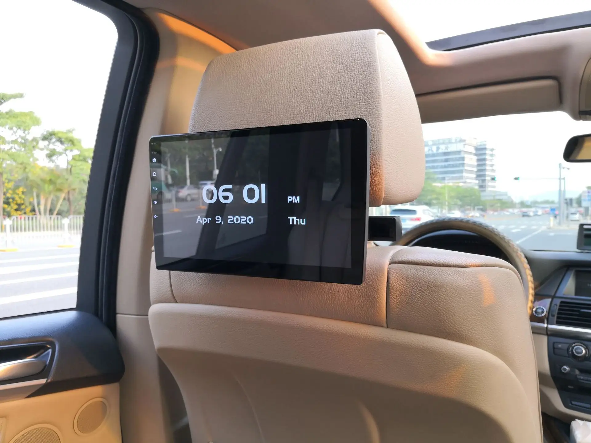 10 1-дюймовый IPS автомобильный подголовник монитор Android-планшетный ПК 4K HD 1080 Wi-Fi BT HDMI