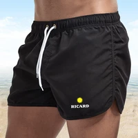 ricard mens summer beach shorts bodybuilding joggers quick dry cool short pants male beachwear casual fitness sweatpants s 3xl