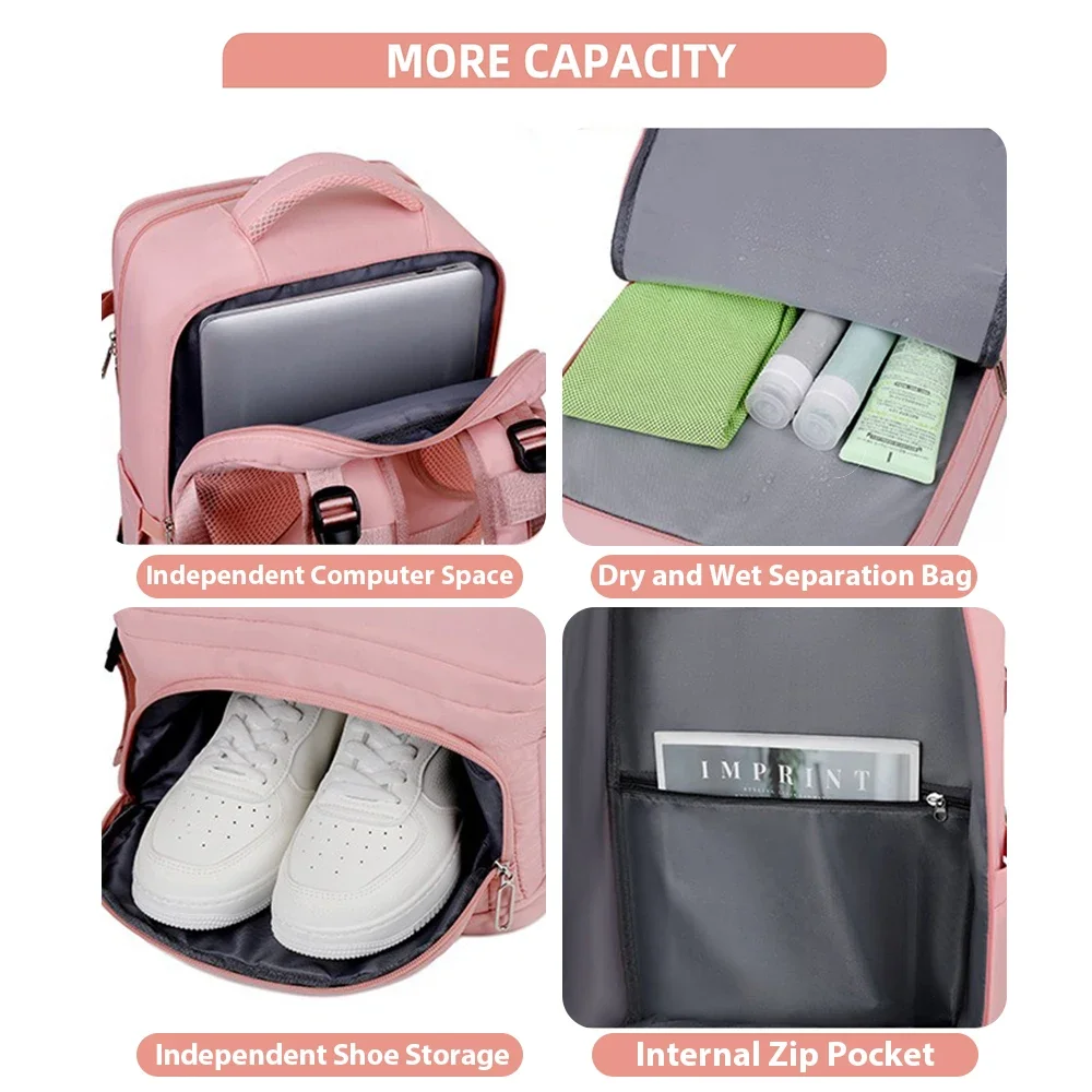 Женский и мужской дорожный рюкзак 40x30x20 см цвета в ассортименте