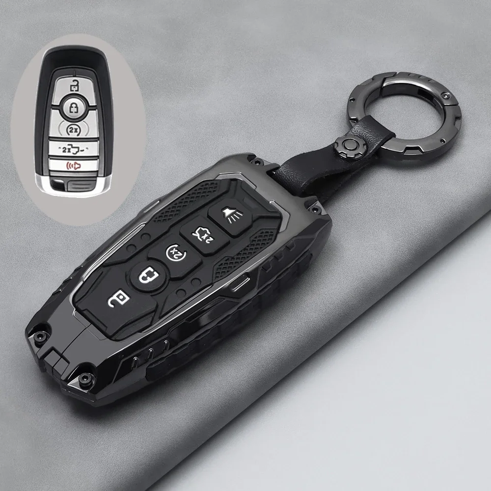 

Чехол для ключей из сплава, защитный чехол для Ford Maverick Focus Edge Explorer Expedition Everest Fusion Mondeo Mustang, пульт дистанционного управления