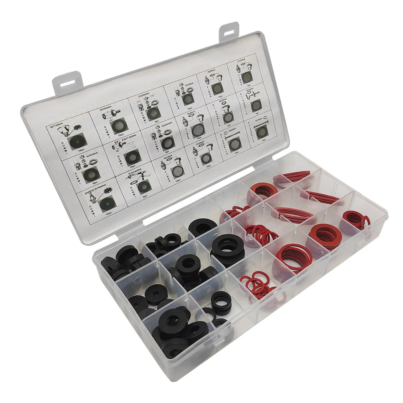 

141 шт. набор резиновых уплотнительных шайб разных размеров, уплотнительные кольца для шланга, крана, трубы