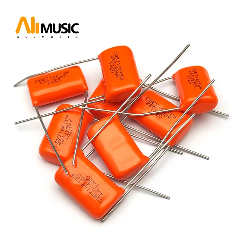 

Конденсатор CDE Orange Drop 716P .022 мкФ/600V 23 мм для гитары, запчасти для гитары, 20 шт.