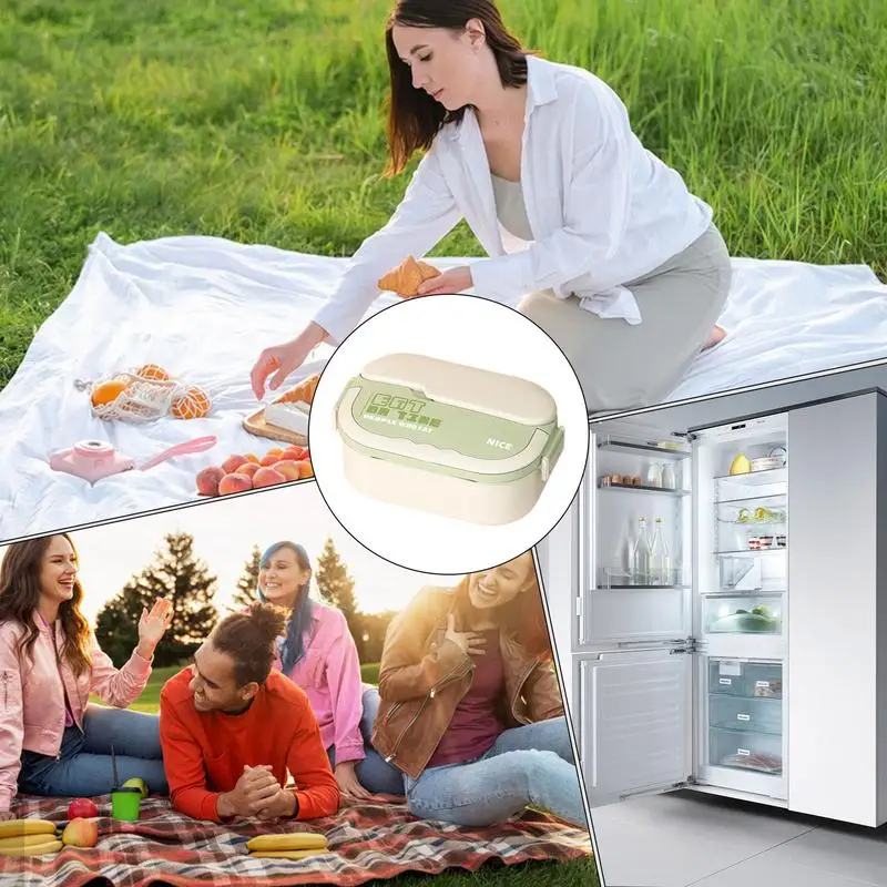 Отделение из нержавеющей стали 304 изолированный ланч-бокс офисный работник