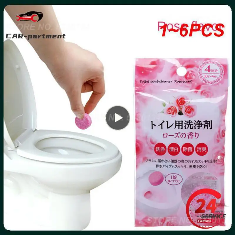 

1~6PCS Multifunctional Effervescent Cleaner Toilet Kitchen Cleaning Tablets Car Window Cleaner Home Cleaning Accessories