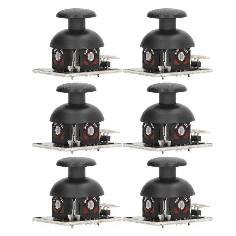 

6 Sets Joystick Sensor Game Controller Module X Y Dual Axes Replacement Set Kit KY‑023 Hardware Accessories