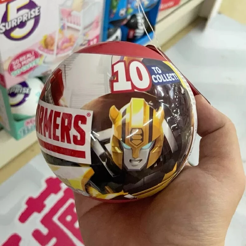 Фото Игрушка-сюрприз Zuru5 Transformers Blind Pod: Оптимус Прайм, Бамблби, Саундвейв, Мегатрон — трансформер, коллекционный подарок для детей №3