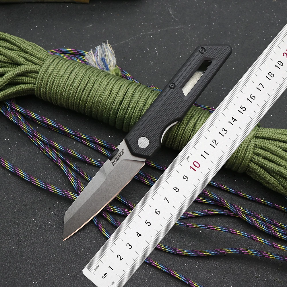 

Kershaw 2050 Folding Knife 8Cr13Mov Blade G10 + Steel Handle Outdoor Camping Hunting Survival Tool EDC Pocket Knife