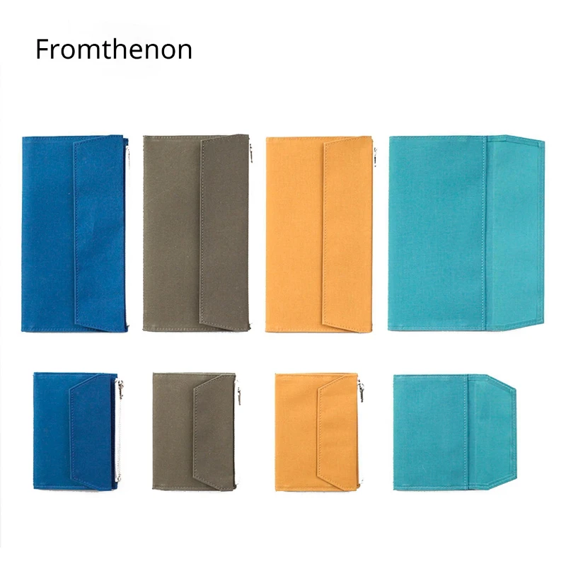 Fromthenon TN Hand Ledger Storage Bag Waterproof Canvas Zipp