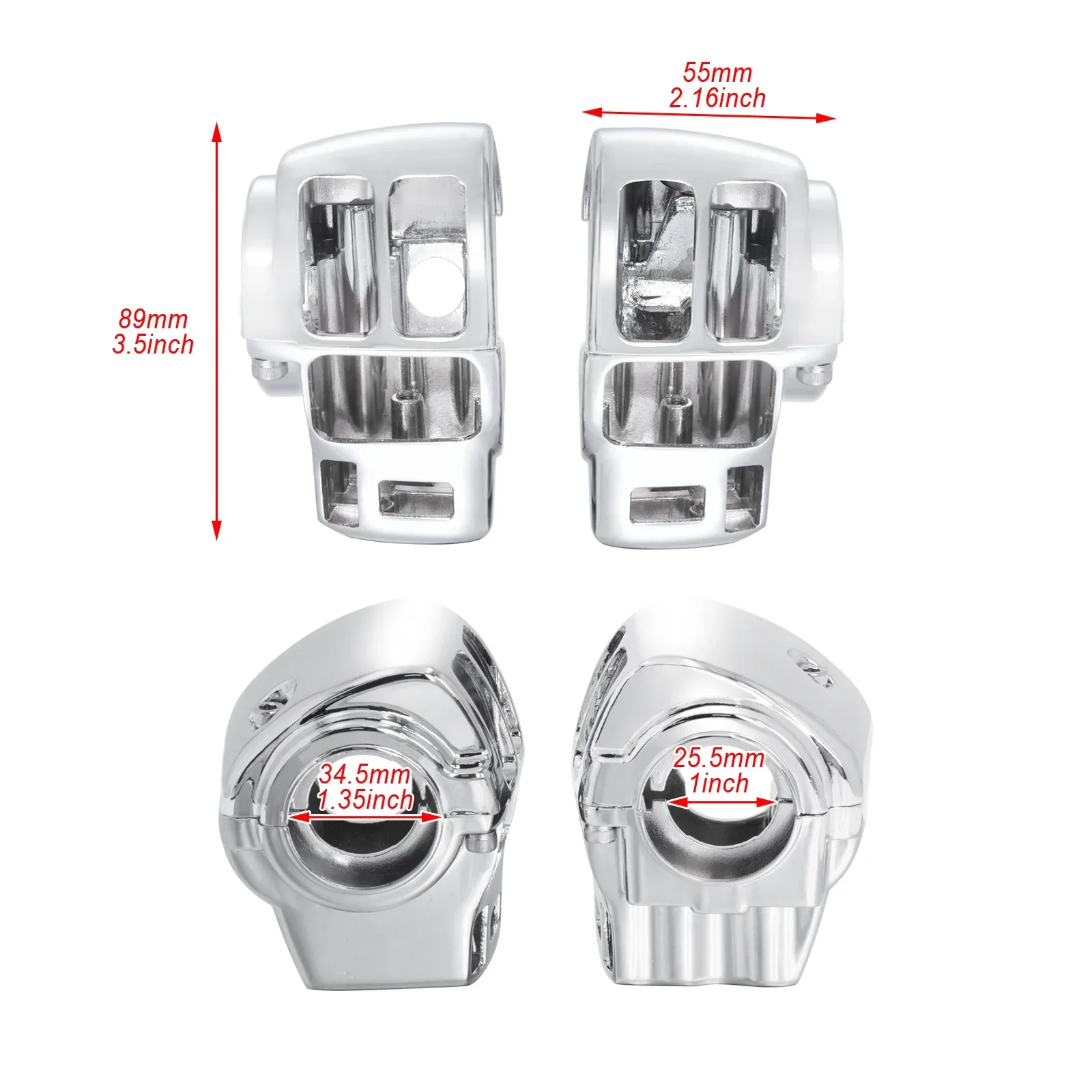 Корпус переключателя управления на руль мотоцикла для Harley Touring Electra Road Tri Glide King Ultra