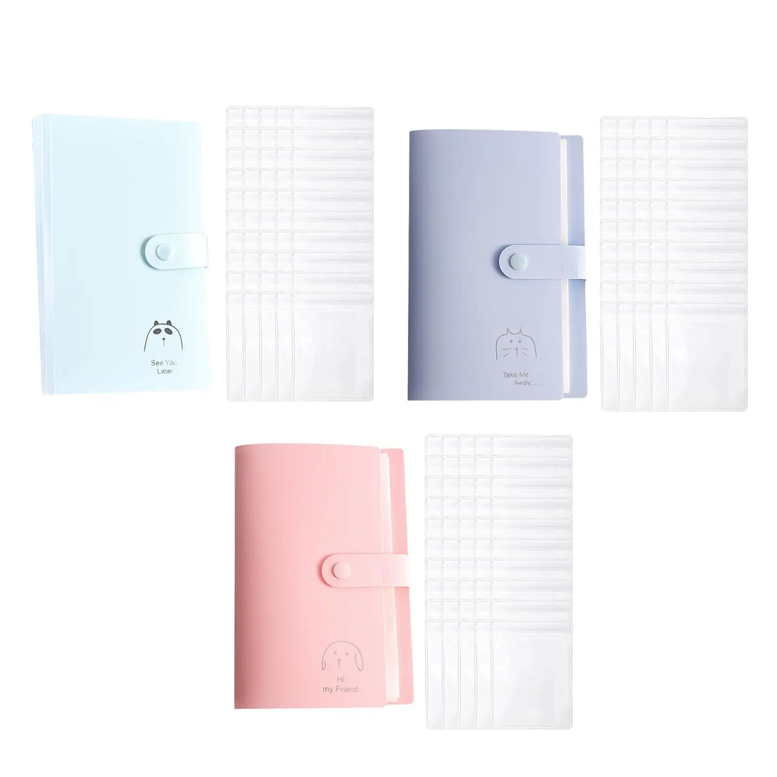 

Transparent Jewelry Storage Book Studs Jewelry Organizer Packaging Bags