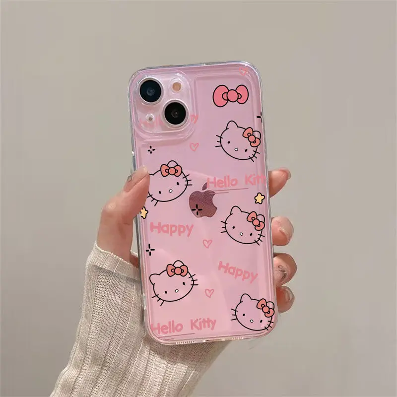 Чехол для VIVO Y28 Y76 Y75 Y02 Y02T Y02A Y11 V21 V23 Y33 Y51 Y31 Y17S Y50 Y30 V23E Y100 Y03 Y22 Y20 V30E kt Hello Kitty Bow 3D