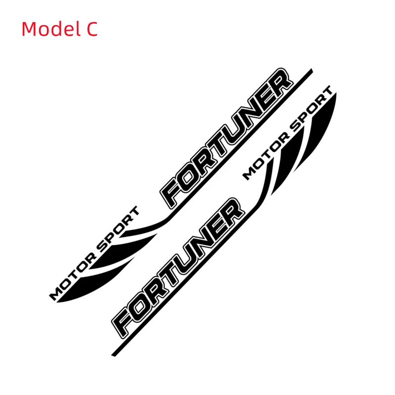 

Автомобильный кузов Wasitlines наклейка авто дверь боковой Декор виниловые наклейки для Toyota FORTUNER индивидуальные аксессуары Автоспорт полосы сделай сам