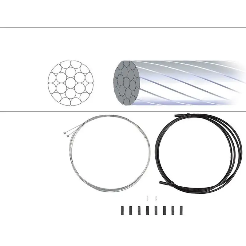 Тормозной трос BMX Портативный комплект велосипедных тросов для переключения