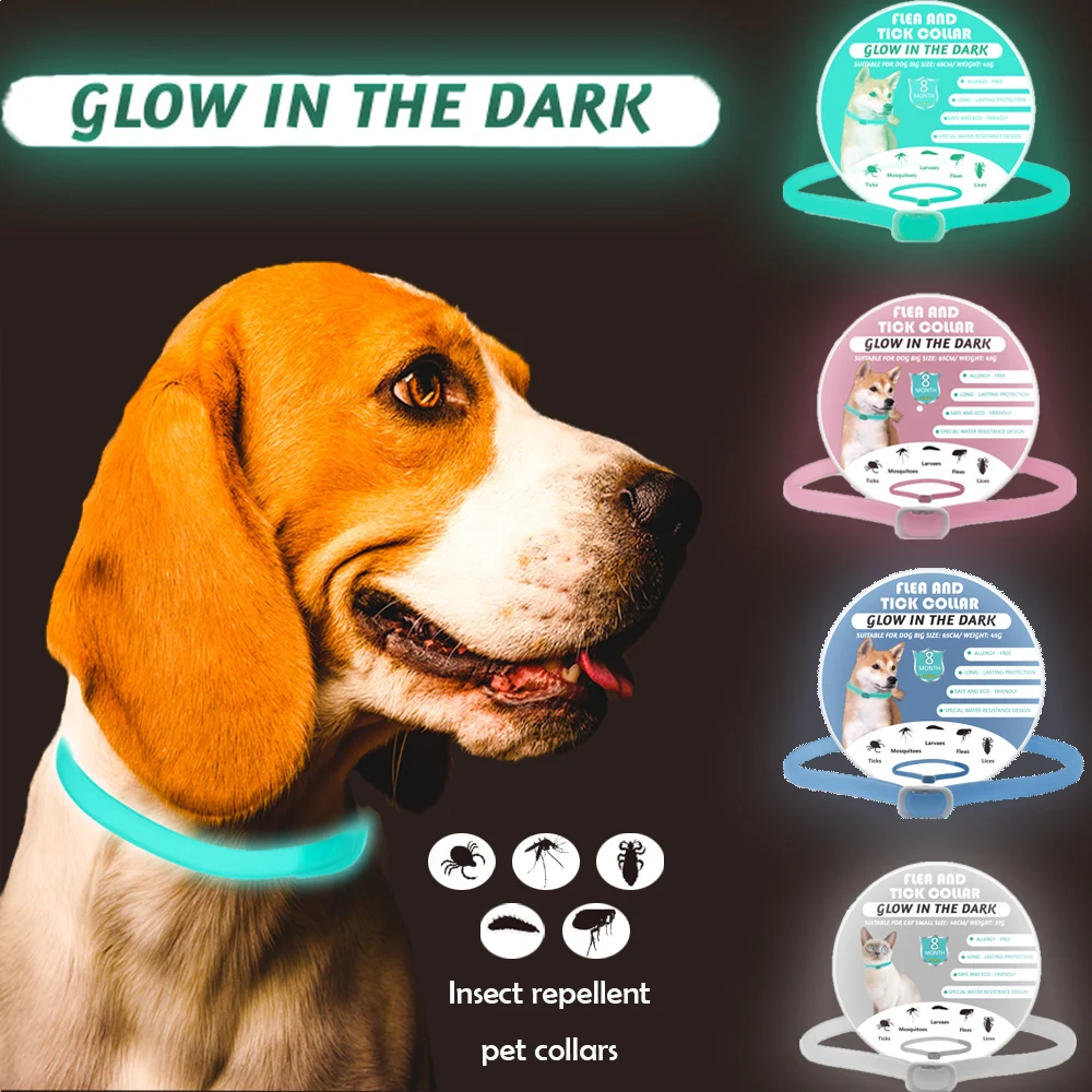 

Pet Supplies Pet Insect Repellent Glow-In-The-Dark Collars Get Rid Of Ticks And Fleas Collar For Dogs And Cats Pet Accessories
