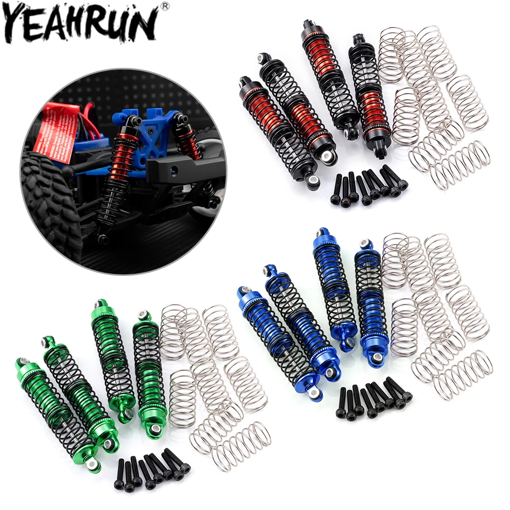 Фото YEAHRUN металлический передний и задний демпфер амортизатора для LaTrax Teton 1/18 RC Truck, детали для обновления автомобиля №1