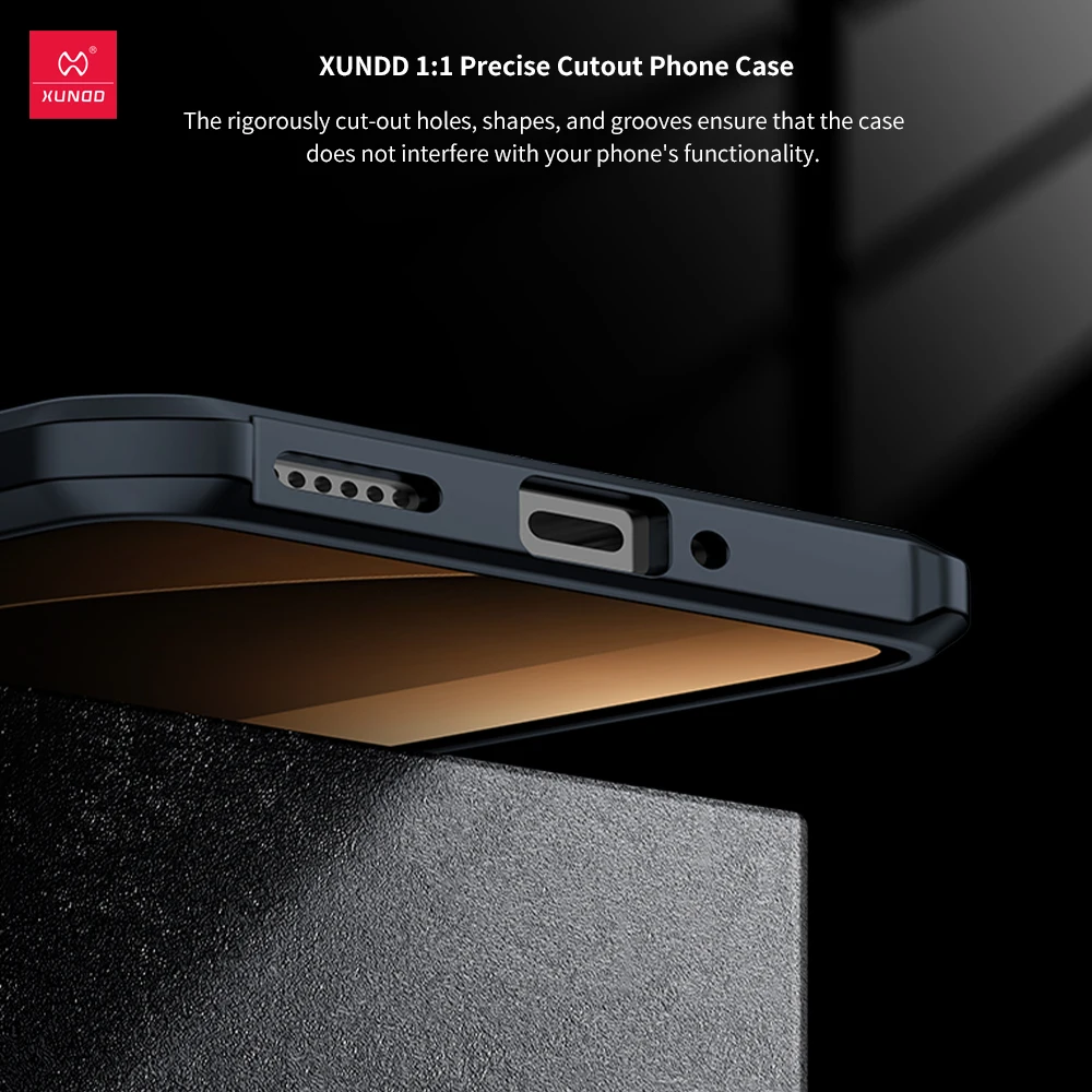 Фото Чехол для телефона Xundd для POCO F7 для Redmi Turbo 4 Pro, подушка безопасности, противоударный корпус, ТПУ + акриловая задняя панель, ультра прозрачная крышка №5