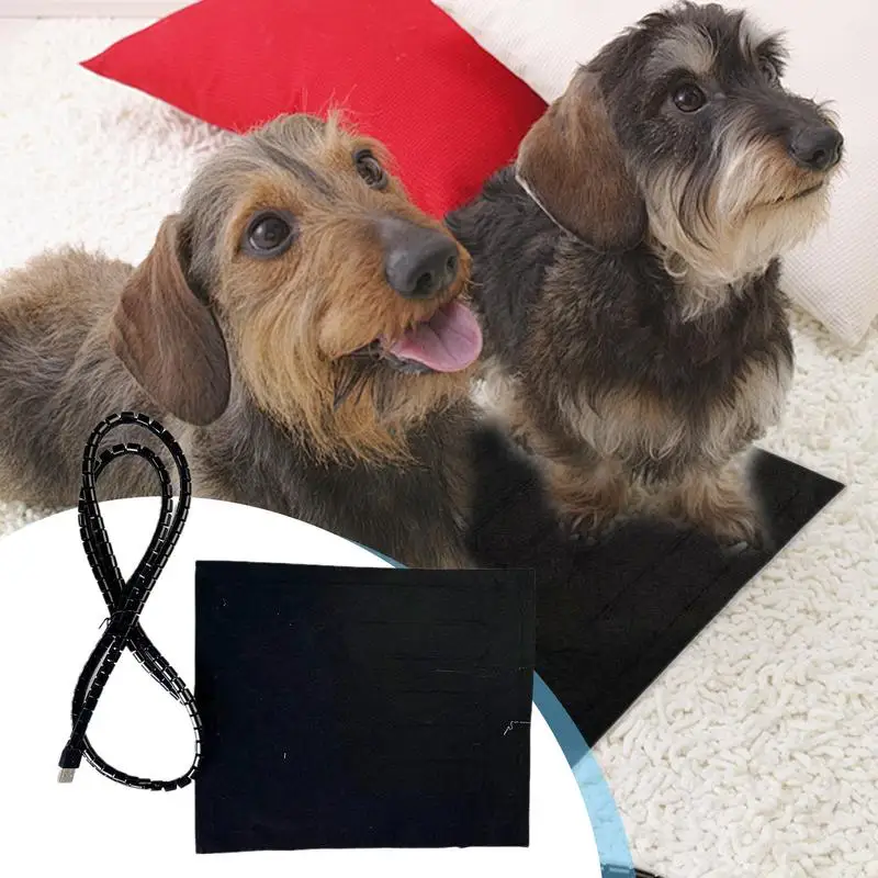 Электрический коврик с подогревом для кошек 25x30 см водонепроницаемый моющийся