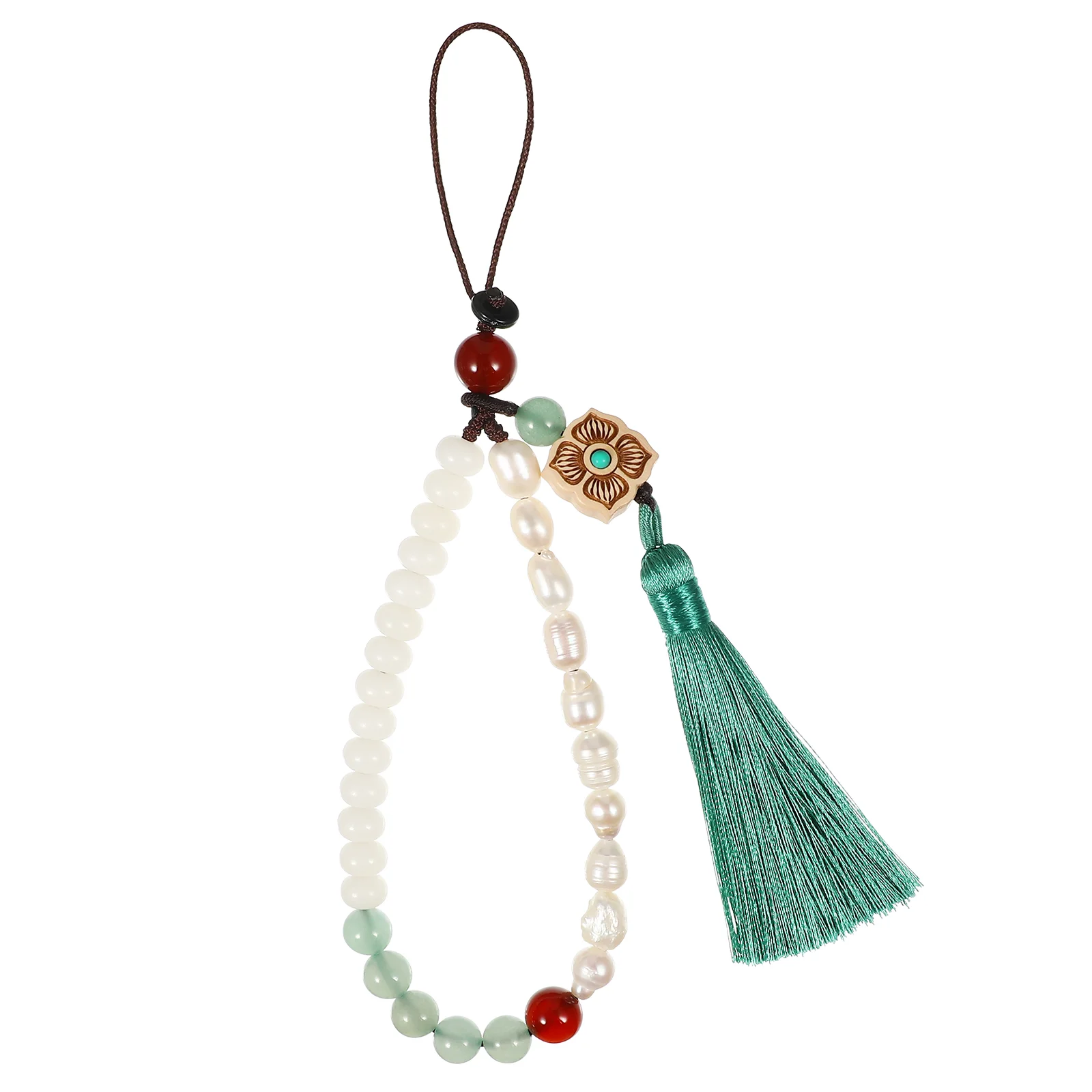 

Phone Straps Women Wrist Case Cell Decorative Beaded Lanyard Pendant Chain Anti-lost Women's