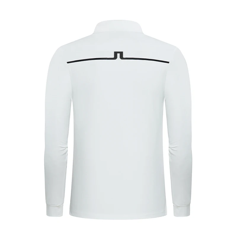 J.LINDEBERG Golf Shirts Men Spring Summer Long-Sleeved T-shirt Top Fashion Casual T-shirt Quick-drying Ventilation Golf Clothing